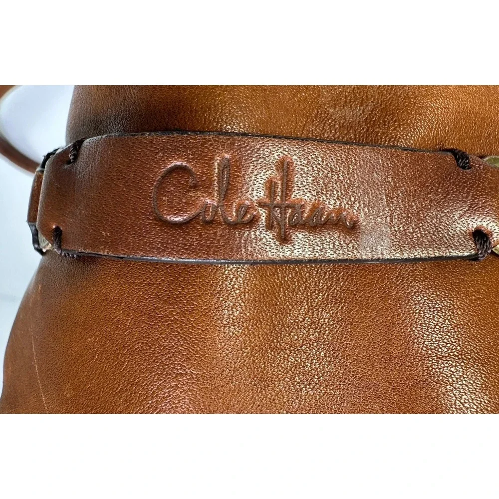 Cole Haan Paige H06 British Tan or Brown Leather Satchel